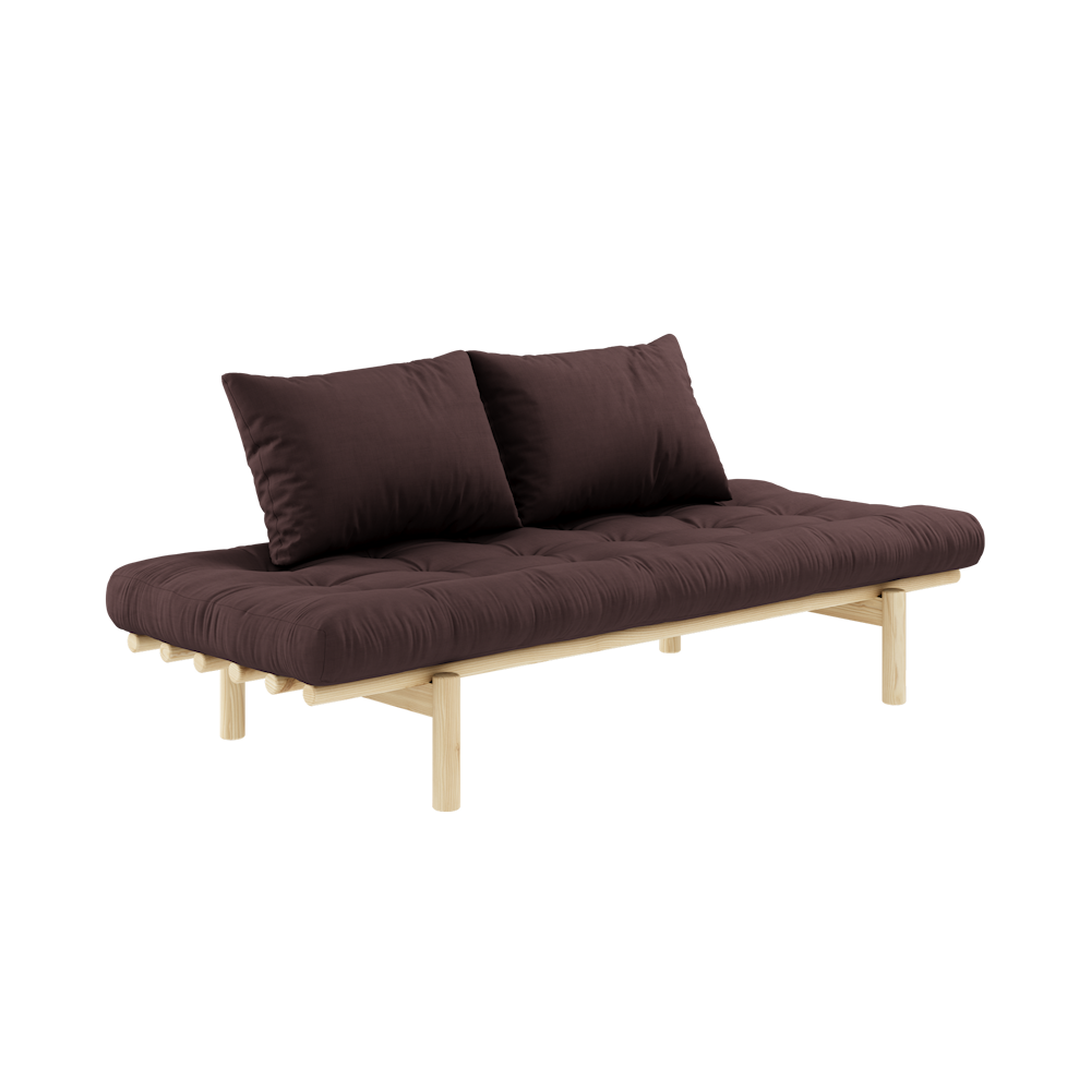 willekeurig Geschiktheid Kapper PACE DAYBED CLEAR LACQUERED W. 4-LAYER MIXED MATTRESS BROWN for 739 EUR |  no. 200101715 | en